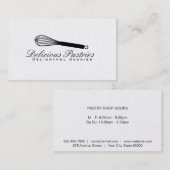 Whiskyvariation | Kulinarischer Meister Visitenkarte (Vorne/Hinten)