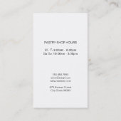 Whiskyvariation | Kulinarischer Meister Visitenkarte (Rückseite)