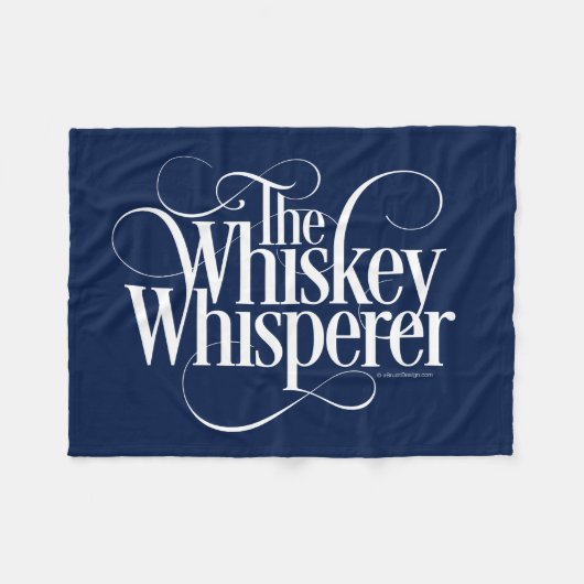 WhiskyWhisperer Fleecedecke (Vorderseite (Horizontal))