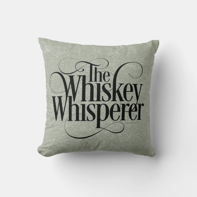 WhiskyWhisperer Kissen (Vorderseite)