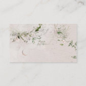 Whisper & Blush 2 Wedding Online RSVP Card Visitenkarte (Rückseite)