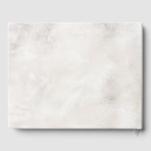 Whisper & Blush Wedding Gästebuch (Rückseite)