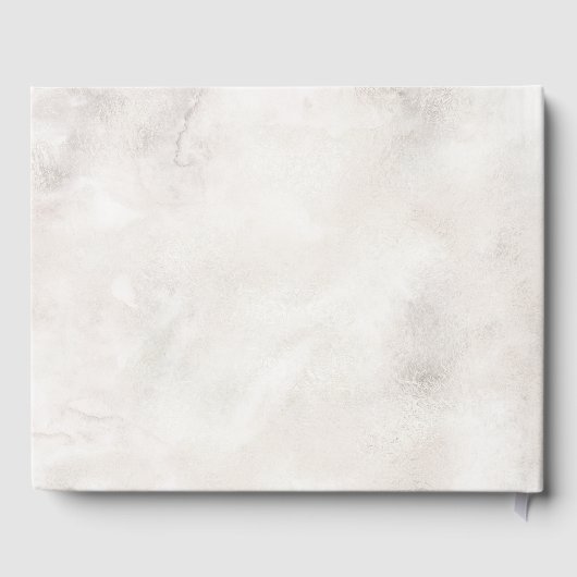 Whisper & Blush Wedding Gästebuch (Rückseite)