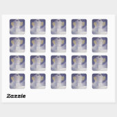 Whisper Collection Quadratischer Aufkleber (Blatt)