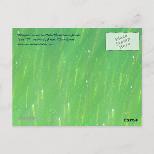 Whisper Dances Postkarte von Mike Winterbauer (Rückseite)