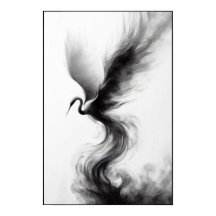 Whisper eines rauchigen Krans Abstrakt