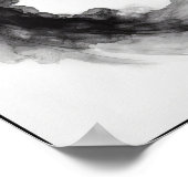 Whisper eines rauchigen Krans Abstrakt Poster (Ecke)