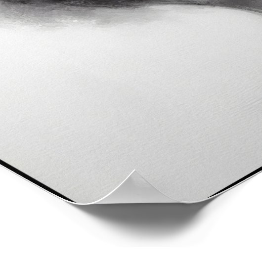 Whisper eines rauchigen Krans Abstrakt Poster (Ecke)