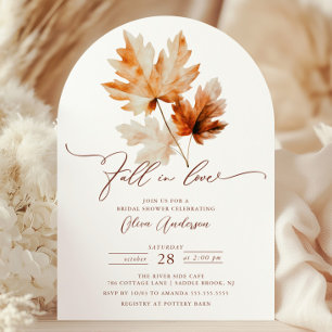 Whisper Fall Bridal Dusche Einladung