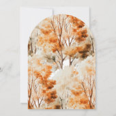 Whisper Fall Bridal Dusche Einladung (Rückseite)