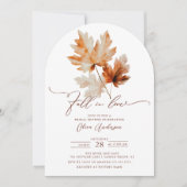 Whisper Fall Bridal Dusche Einladung (Vorderseite)