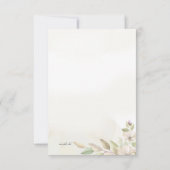 Whisper Floral Vielen Dank Sympathie Karte (Rückseite)