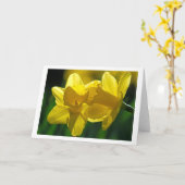 Whisper Karte (Gelbe Blume)