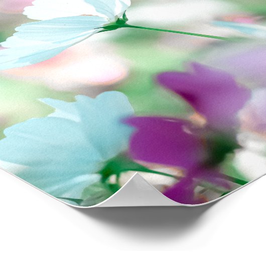 Whisper of an Afternoon Bloom Poster (Ecke)