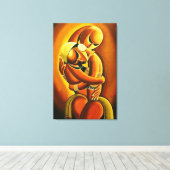 “Whisper of Love – A Story Told in Silence” Leinwanddruck (Insitu (Holzboden))