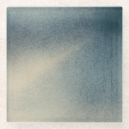 Whisper of the Rainlight Pt2 Japandi Blue Glasuntersetzer