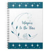 Whisper to Stars - Reflektives Notebook Notizblock (Vorderseite)