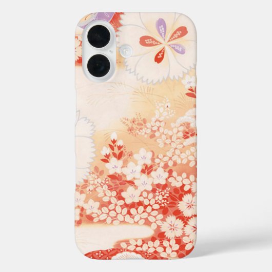 Whisper von Sakura: japanisches Textildesign Case-Mate iPhone Hülle (Rückseite)