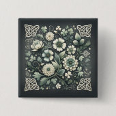 Whispered Clover Knotwork Garden Button (Vorderseite)