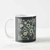 Whispered Clover Knotwork Garden Kaffeetasse (Links)