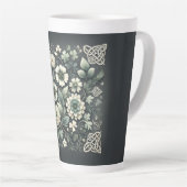 Whispered Clover Knotwork Garden Milchtasse (Rechte Ecke)