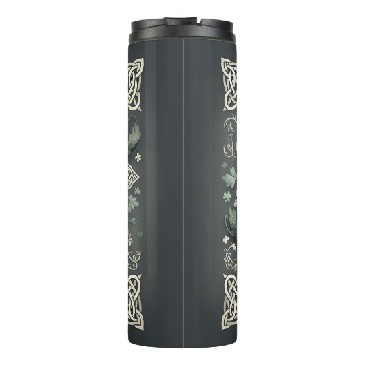 Whispered Clover Knotwork Garden Thermosbecher (Rückseite)
