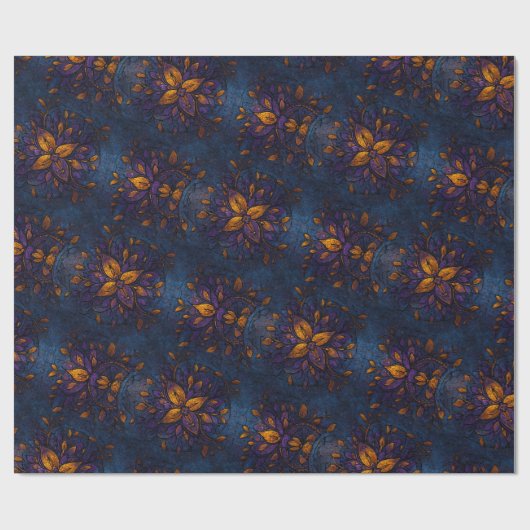 Whispered Echoes - Mythic Blue Geschenkpapier (Flach)