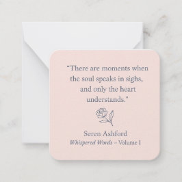 Whispered Words-Volume 1_card# 11 Mitteilungskarte