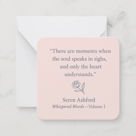 Whispered Words-Volume 1_card# 11 Mitteilungskarte (Vorderseite)