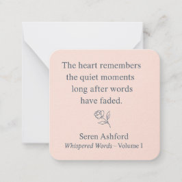 Whispered Words- Volume 1_card# 5 Mitteilungskarte