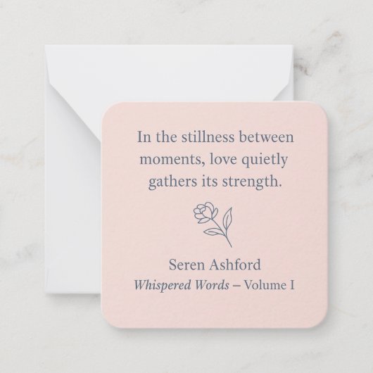 Whispered Words-Volume 1_card# 6 Mitteilungskarte (Vorderseite)