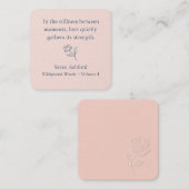 Whispered Words-Volume 1_card# 6 Mitteilungskarte (Vorne/Hinten)