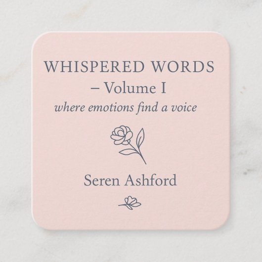 Whispered Words Volume 1: Complete Card Set Mitteilungskarte (Vorderseite)
