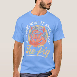 Whisperer Bauer tierische Landwirtschaft Schweinef T-Shirt