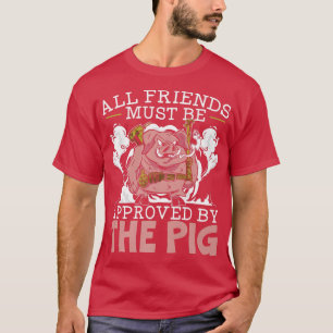 Whisperer Bauer tierische Landwirtschaft Schweinef T-Shirt