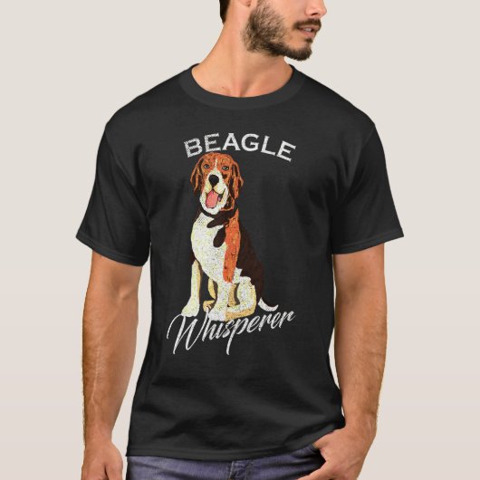 Whisperer Beagle Dog Owner T-Shirt (Vorderseite)