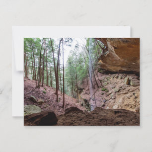 Whisperhöhle, Hocking Hills Staat Park, Ohio Postkarte