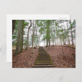 Whisperhöhle, Hocking Hills Staat Park, Ohio Postkarte (Vorne/Hinten)