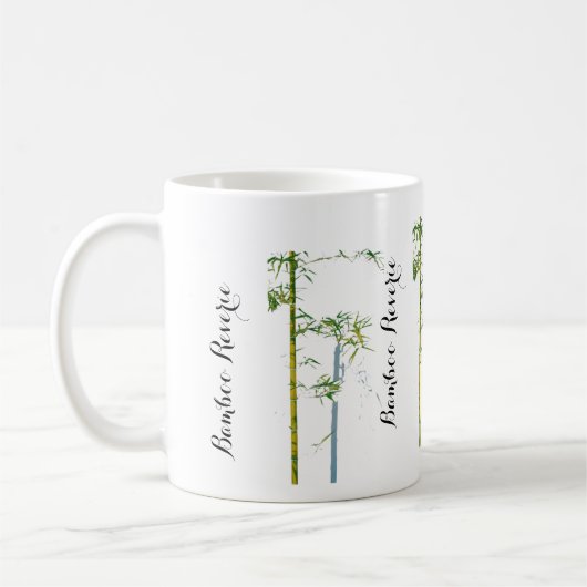 Whispering Bamboo Between Growth and Void Fragment Kaffeetasse (Links)