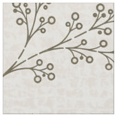 Whispering Botanicals Stoff | Olive Ginkgo Floral (Nahaufnahme)