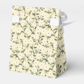 Whispering Meadow - Butter Yellow Floral Pattern Geschenkschachtel (Rückseite)