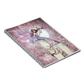 Whispering Moon Fantasy Fairy Notebook Notizblock (Rechte Seite)