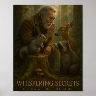 "Whispering Secrets" - Hollow Wisdom Collection Poster