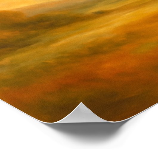 Whispering Skies Poster (Ecke)