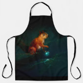Whispering Squirrel All-Over Print Apron Schürze (Vorderseite)