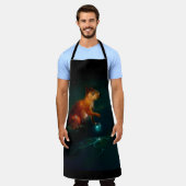 Whispering Squirrel All-Over Print Apron Schürze (Getragen)