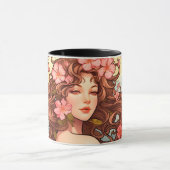 Whispering Vines Art Nouveau Beauty Tasse (Zentrum)