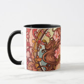 Whispering Vines Art Nouveau Beauty Tasse (Links)