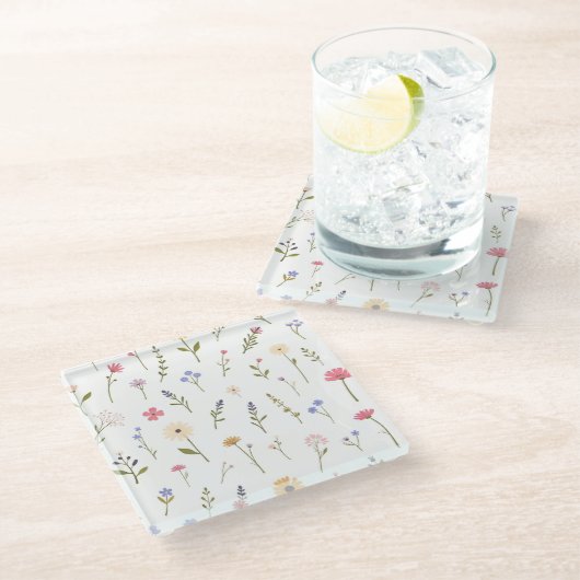 Whispering Wilds Glasuntersetzer (Schrägansicht)