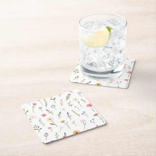 Whispering Wilds Rechteckiger Pappuntersetzer (Vor Ort)